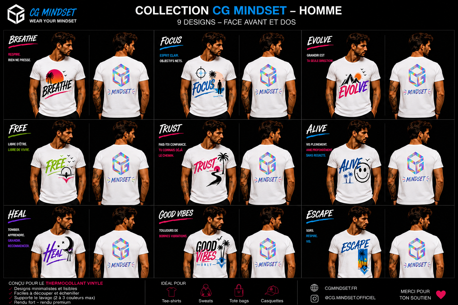 Collection Homme Blanc