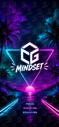 Fond d'écran Neon Focus – CG Mindset (téléchargement numérique 4K)