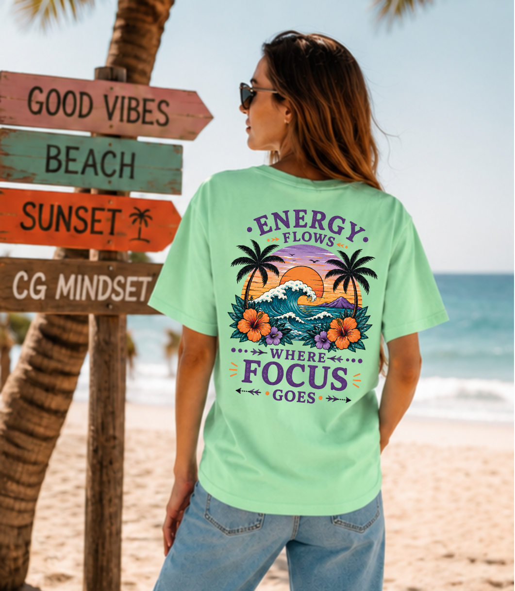 T-shirt Energy Flows (l'énergie circule) – Femmes