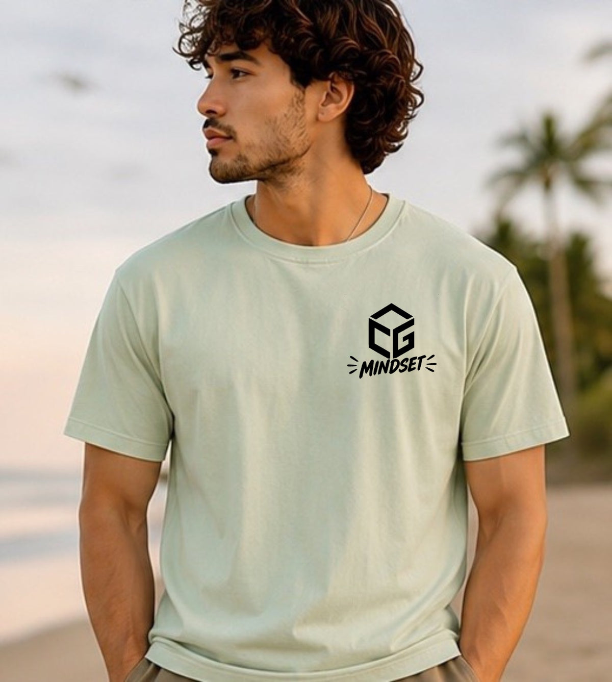 T-shirt Good Mind Good Life (bon esprit, belle vie) – Hommes
