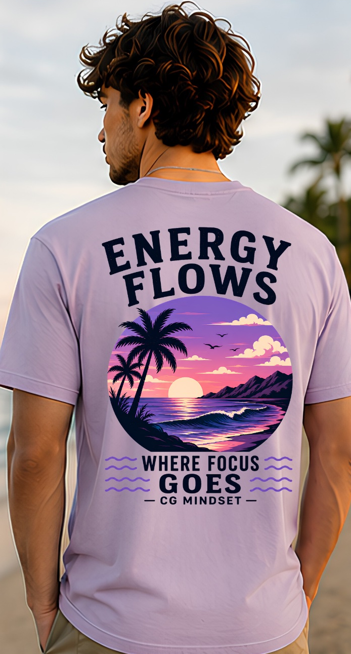 T-shirt Energy Flows (l'énergie circule) – Hommes